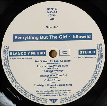 Everything But The Girl : Idlewild (LP, Album)