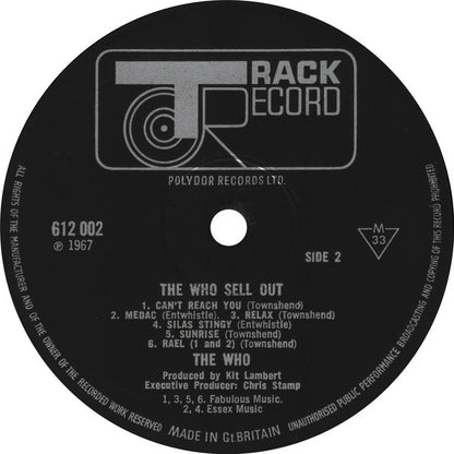 The Who : The Who Sell Out (LP, Album, Mono)