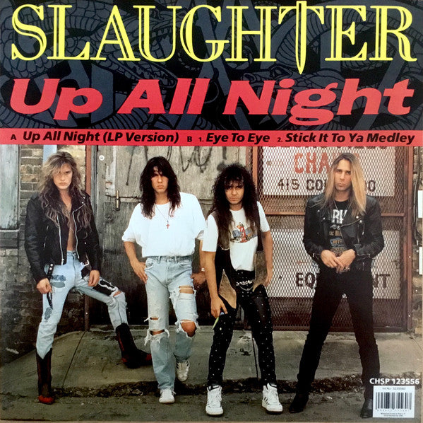 Slaughter : Up All Night (12", Ltd, Pic)