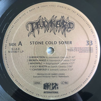 Tankard : Stone Cold Sober (LP, Album)