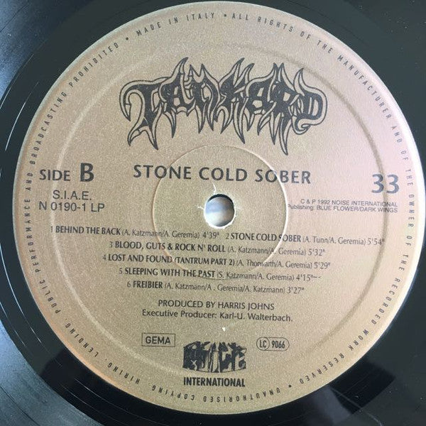 Tankard : Stone Cold Sober (LP, Album)