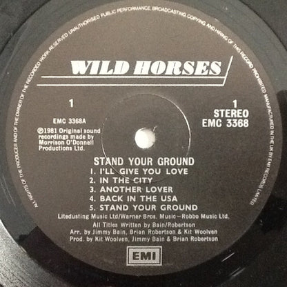 Wild Horses : Stand Your Ground (LP, Album)