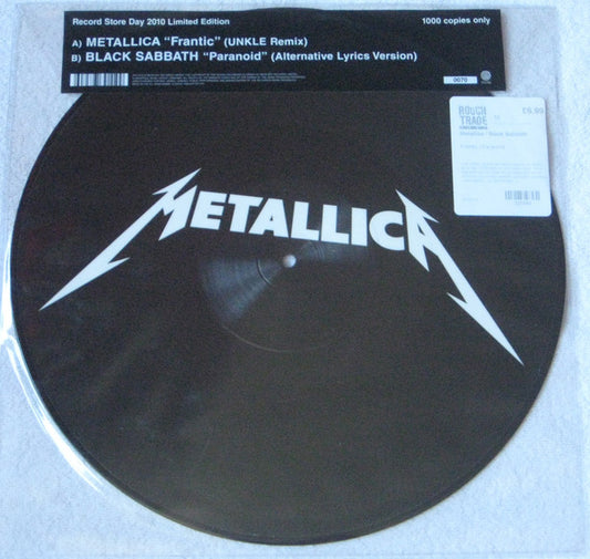 Metallica / Black Sabbath : Frantic / Paranoid (12", RSD, Ltd, Num, Pic)