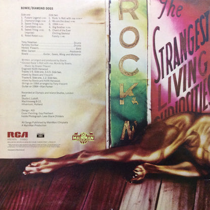 Bowie* : Diamond Dogs (LP, Album, Gat)