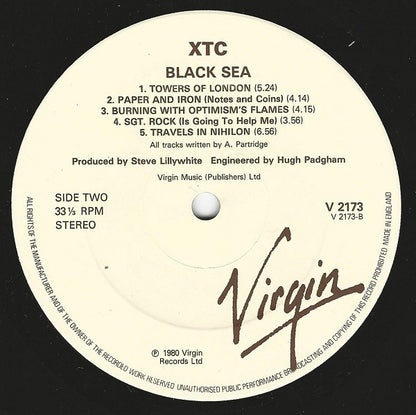 XTC : Black Sea (LP, Album, Gre)
