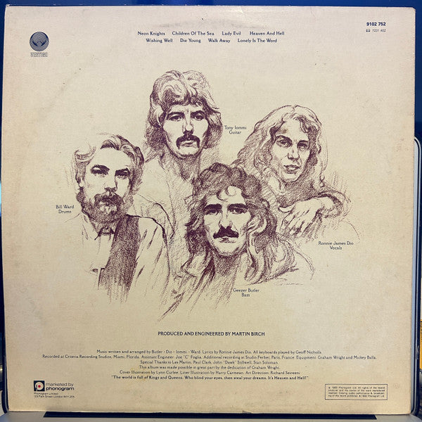 Black Sabbath : Heaven And Hell (LP, Album)