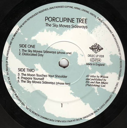 Porcupine Tree : The Sky Moves Sideways (LP, Album, Ltd)