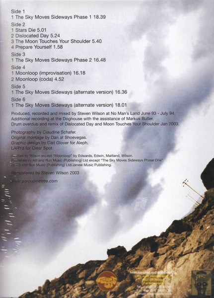 Porcupine Tree : The Sky Moves Sideways (3xLP, Album, Ltd, RE, RM + 7", Single, Bon)
