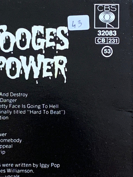 Iggy And The Stooges* : Raw Power (LP, Album, RE, No )