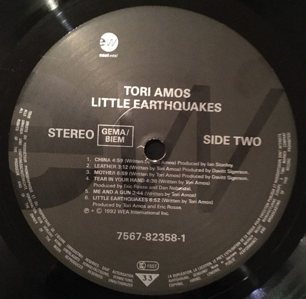 Tori Amos : Little Earthquakes (LP, Album)