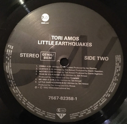 Tori Amos : Little Earthquakes (LP, Album)
