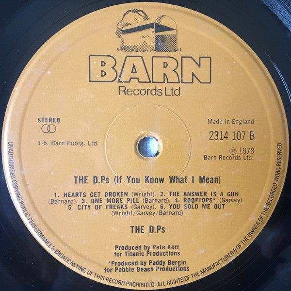 The DP's* : If You Know What I Mean (LP, Album)