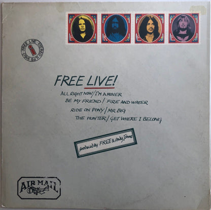 Free : Free Live (LP, Album, RP, Env)