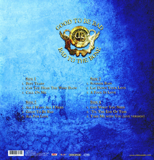 Whitesnake : Good To Be Bad (2xLP, Album)