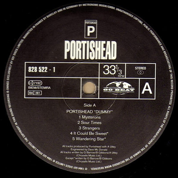 Portishead : Dummy (LP, Album)