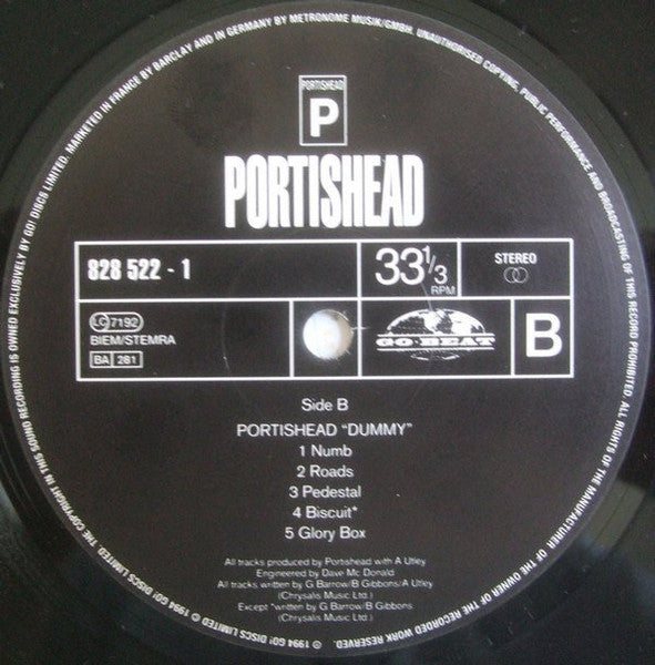 Portishead : Dummy (LP, Album)