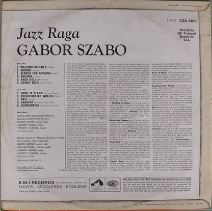 Gabor Szabo : Jazz Raga (LP, Album)