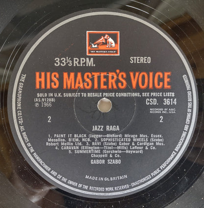 Gabor Szabo : Jazz Raga (LP, Album)