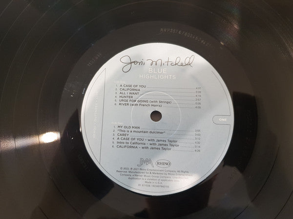 Joni Mitchell : Blue Highlights  (LP, RSD, Comp, Ltd, 180)