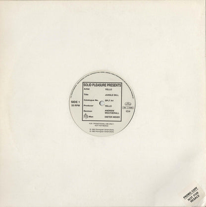 Yello : Jungle Bill (12", Single, Ltd, Promo)