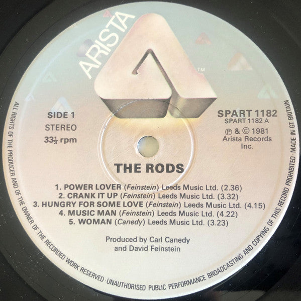 The Rods : The Rods (LP, Album)