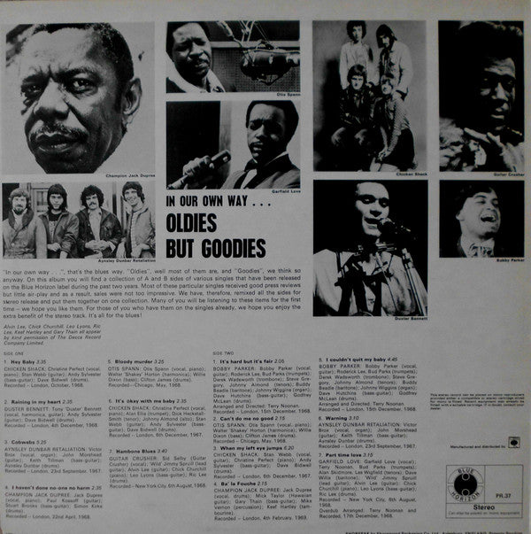 Various : In Our Own Way...Oldies But Goodies (LP, Comp)