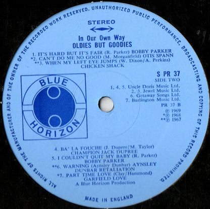 Various : In Our Own Way...Oldies But Goodies (LP, Comp)