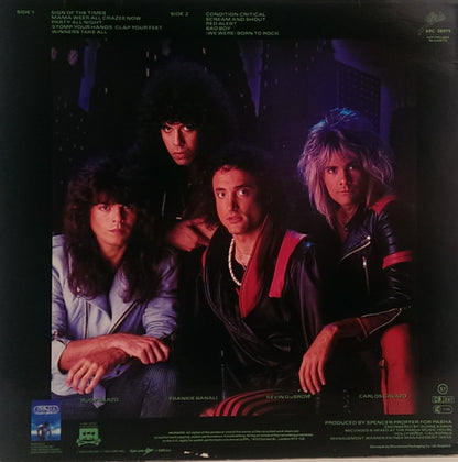 Quiet Riot : Condition Critical (LP, Album)