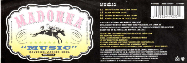 Madonna : Music (12", Single, Pic, GZ )