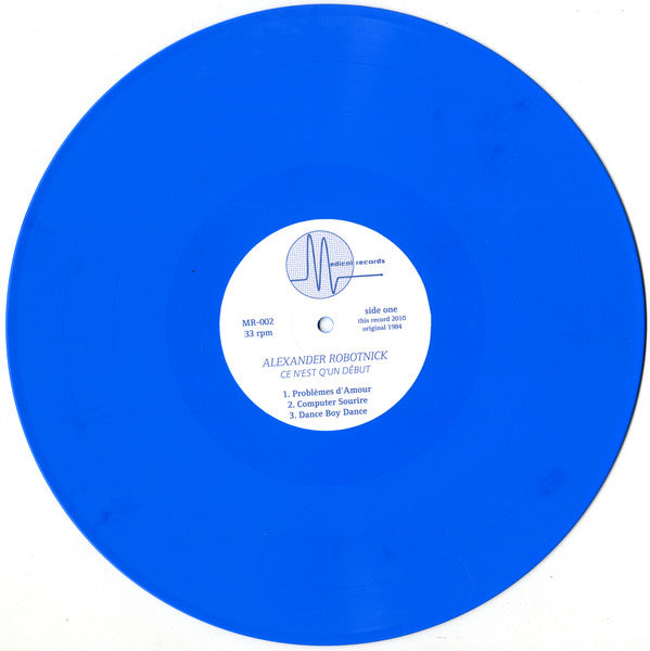 Alexander Robotnick : Ce N'Est Q'Un Début (LP, Album, Ltd, Num, RE, Blu)