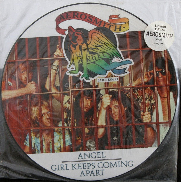 Aerosmith : Angel (12", Single, Ltd, Pic)