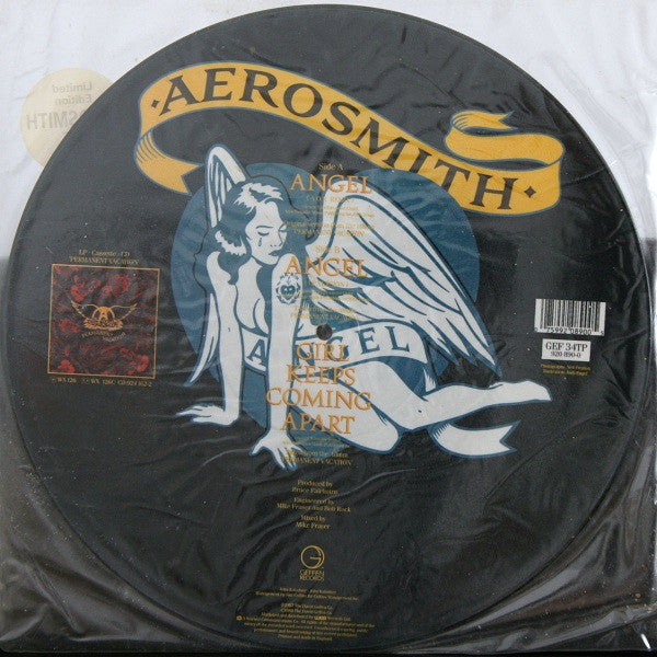 Aerosmith : Angel (12", Single, Ltd, Pic)