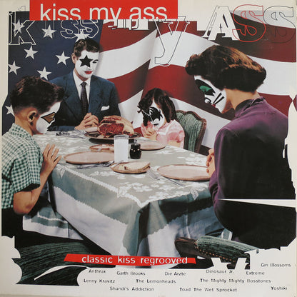 Various : Kiss My Ass: Classic Kiss Regrooved (LP, Comp, Red)