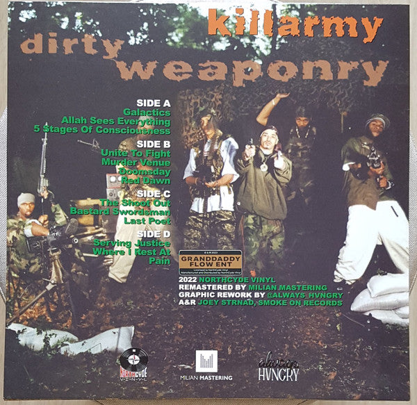 Killarmy : Dirty Weaponry (2xLP, Album, Ltd, RE, RM, OG )