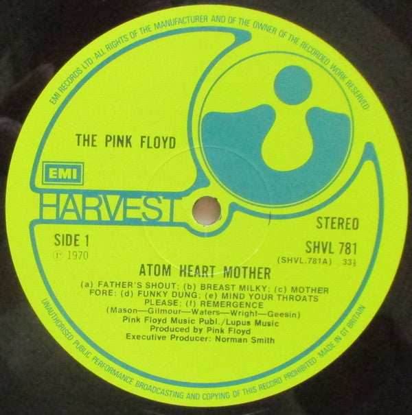 Pink Floyd : Atom Heart Mother (LP, Album, RE)