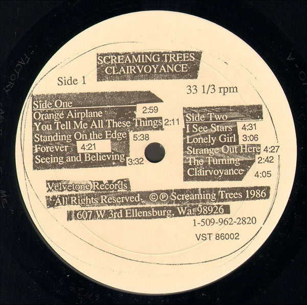 Screaming Trees : Clairvoyance (LP, Album)