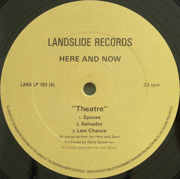 Here & Now (3) : Theatre (LP, Album)