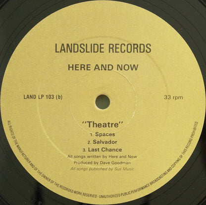 Here & Now (3) : Theatre (LP, Album)