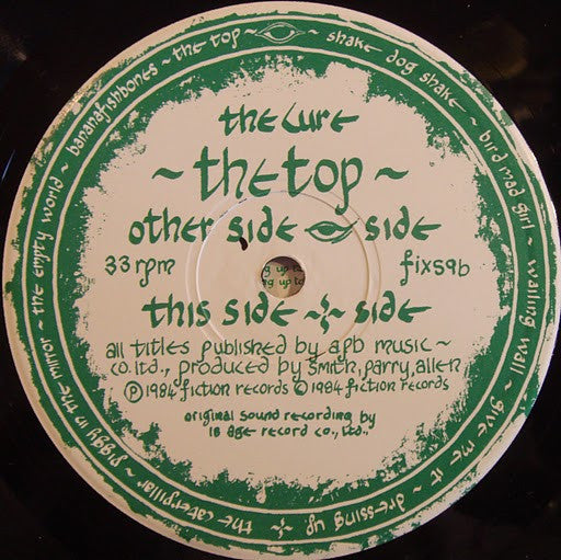 The Cure : The Top (LP, Album, PRS)