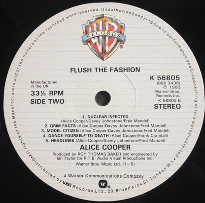 Alice Cooper (2) : Flush The Fashion (LP, Album)