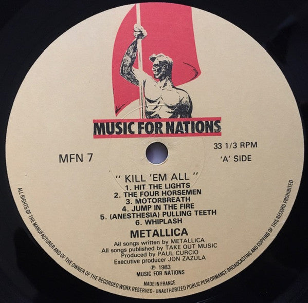 Metallica : Kill 'Em All (LP, Album)