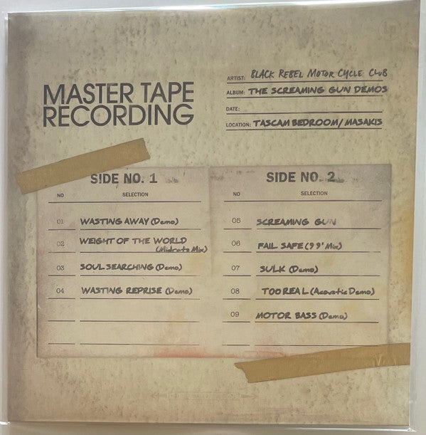 Black Rebel Motorcycle Club : The Screaming Gun Demos (LP, Album)