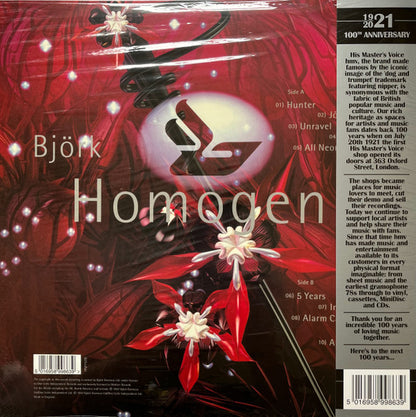 Björk : Homogenic (LP, Album, Ltd, RE, Gre)