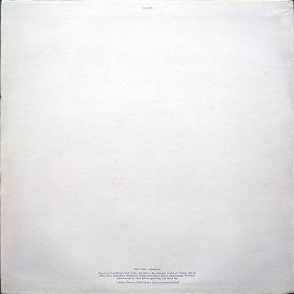 New Order : Substance (2xLP, Comp, Emb)