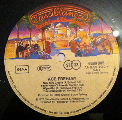 Kiss, Ace Frehley : Ace Frehley (LP, Album, RE)