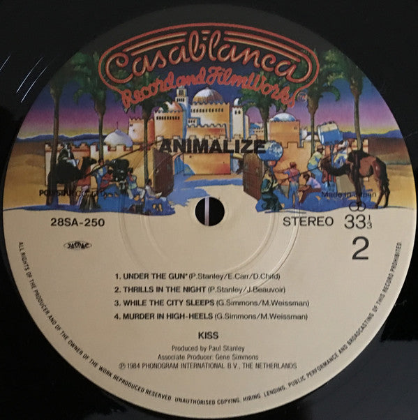 Kiss : Animalize (LP, Album)