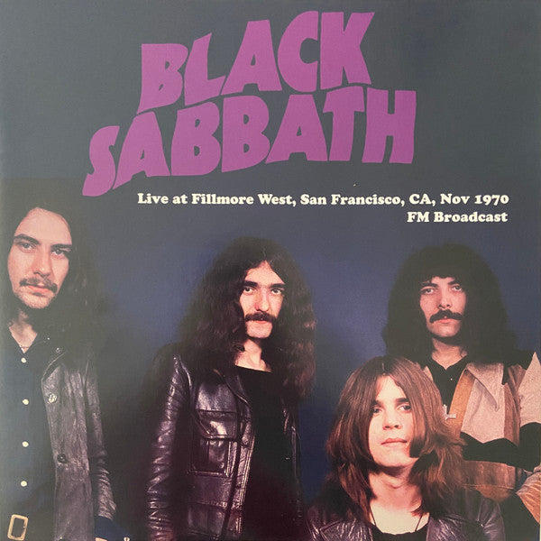 Black Sabbath : Live at Fillmore West, San Francisco, CA, Nov 1970 (LP, Unofficial, pur)
