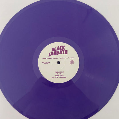 Black Sabbath : Live at Fillmore West, San Francisco, CA, Nov 1970 (LP, Unofficial, pur)