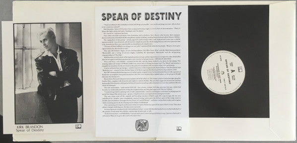 Spear Of Destiny : Strangers In Our Town (12", Single, Promo)