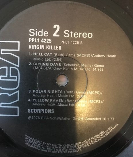 Scorpions : Virgin Killer (LP, Album, RE, Bla)